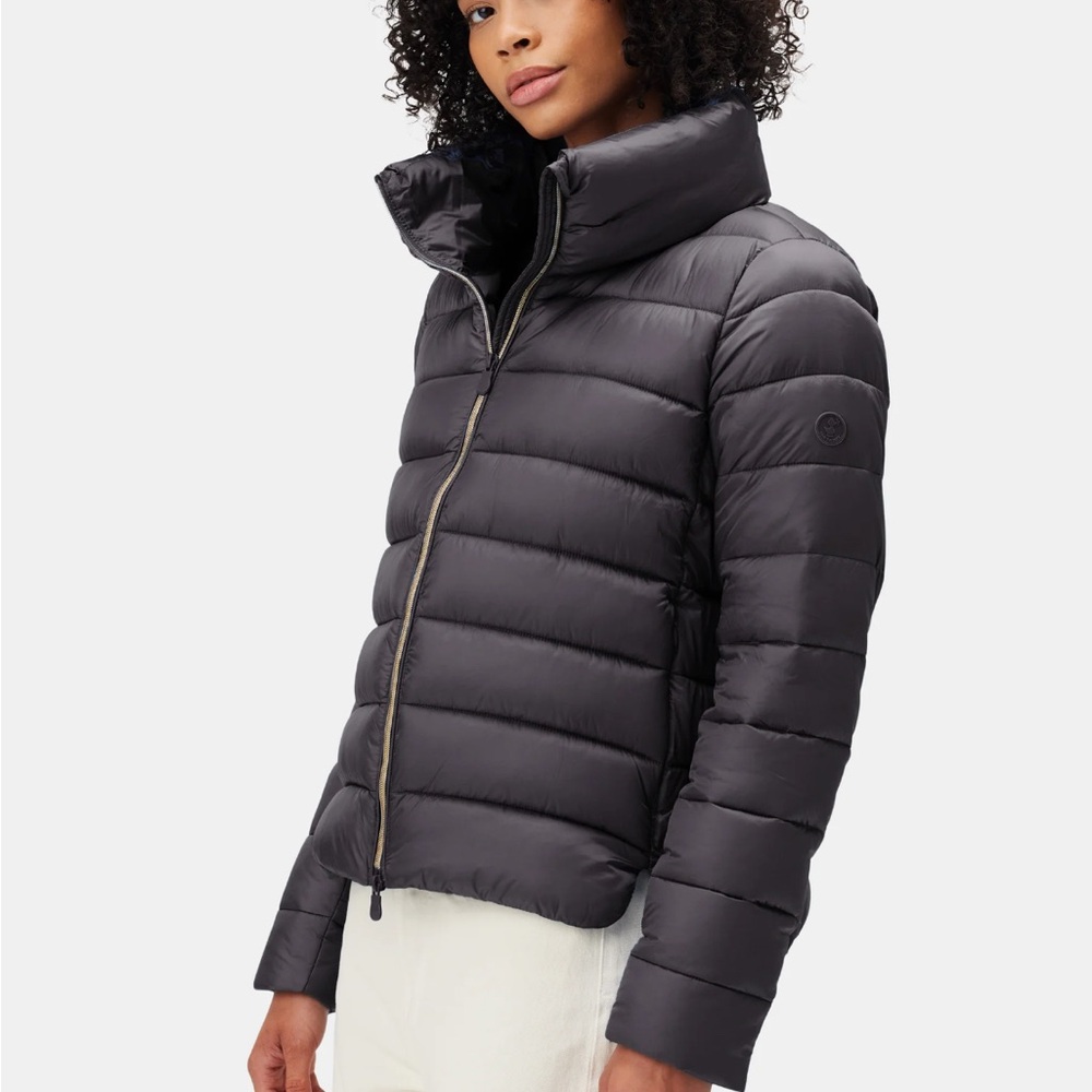 SAVE THE DUCK Elsie Puffer Jacket - Purple Smoke